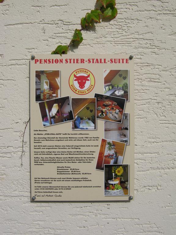 Stierstall-Suite Pension Валенау Экстерьер фото